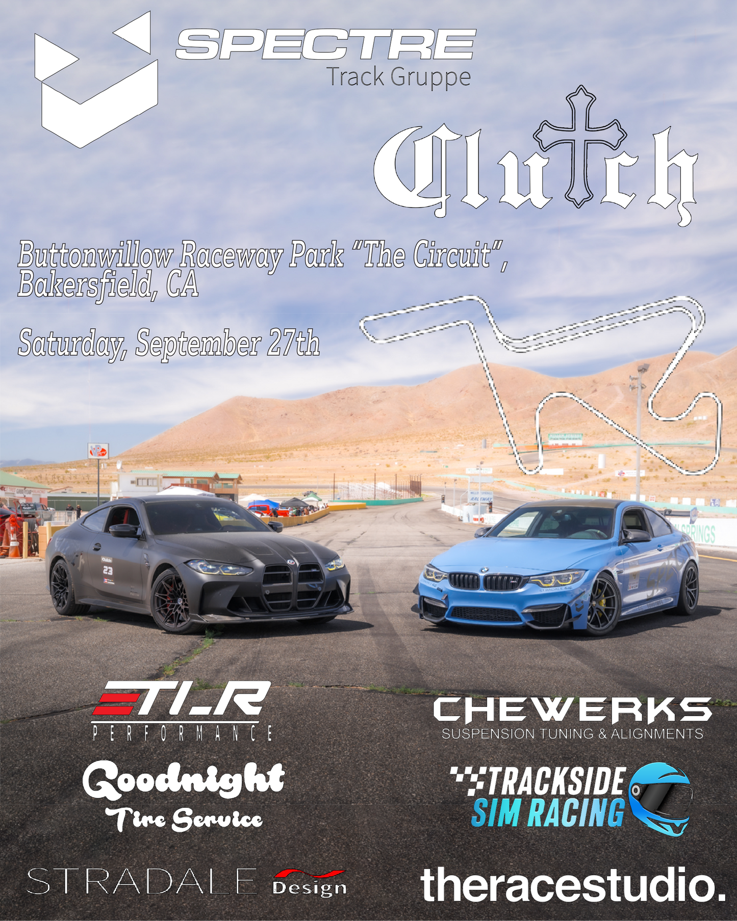 Buttonwillow "Circuit" Track Day EARLY BIRD